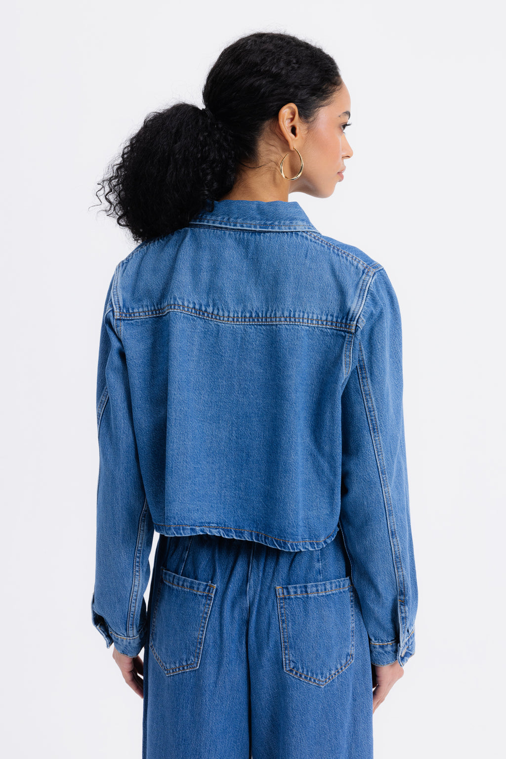 Patch Pocket Denim Shirt