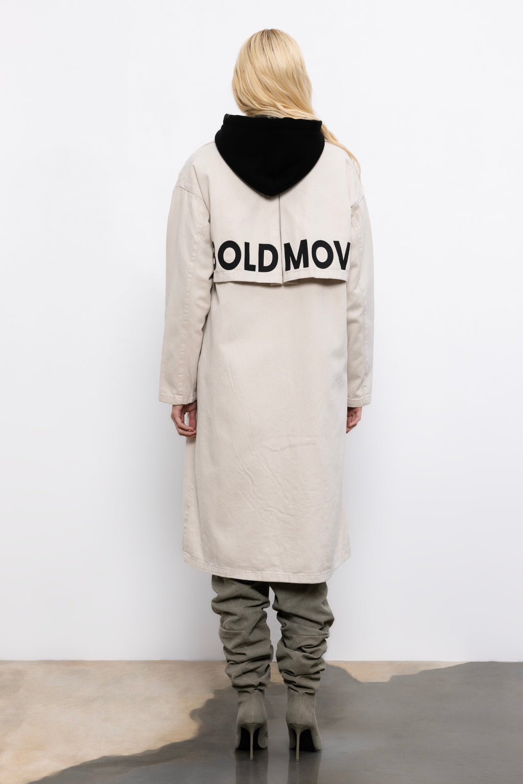 Printed Oversize Trench Coat