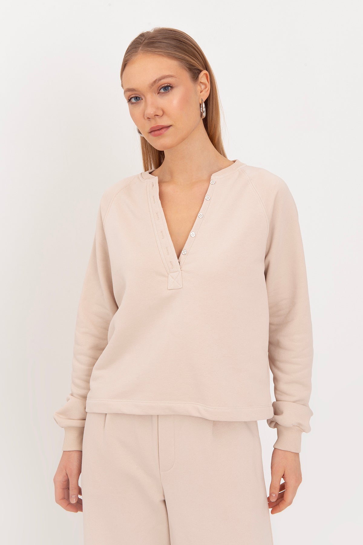 Patlı Cotton Sweatshirt