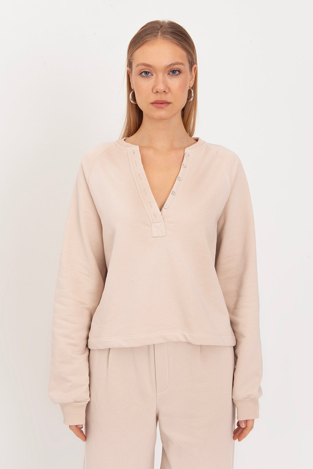 Patlı Cotton Sweatshirt
