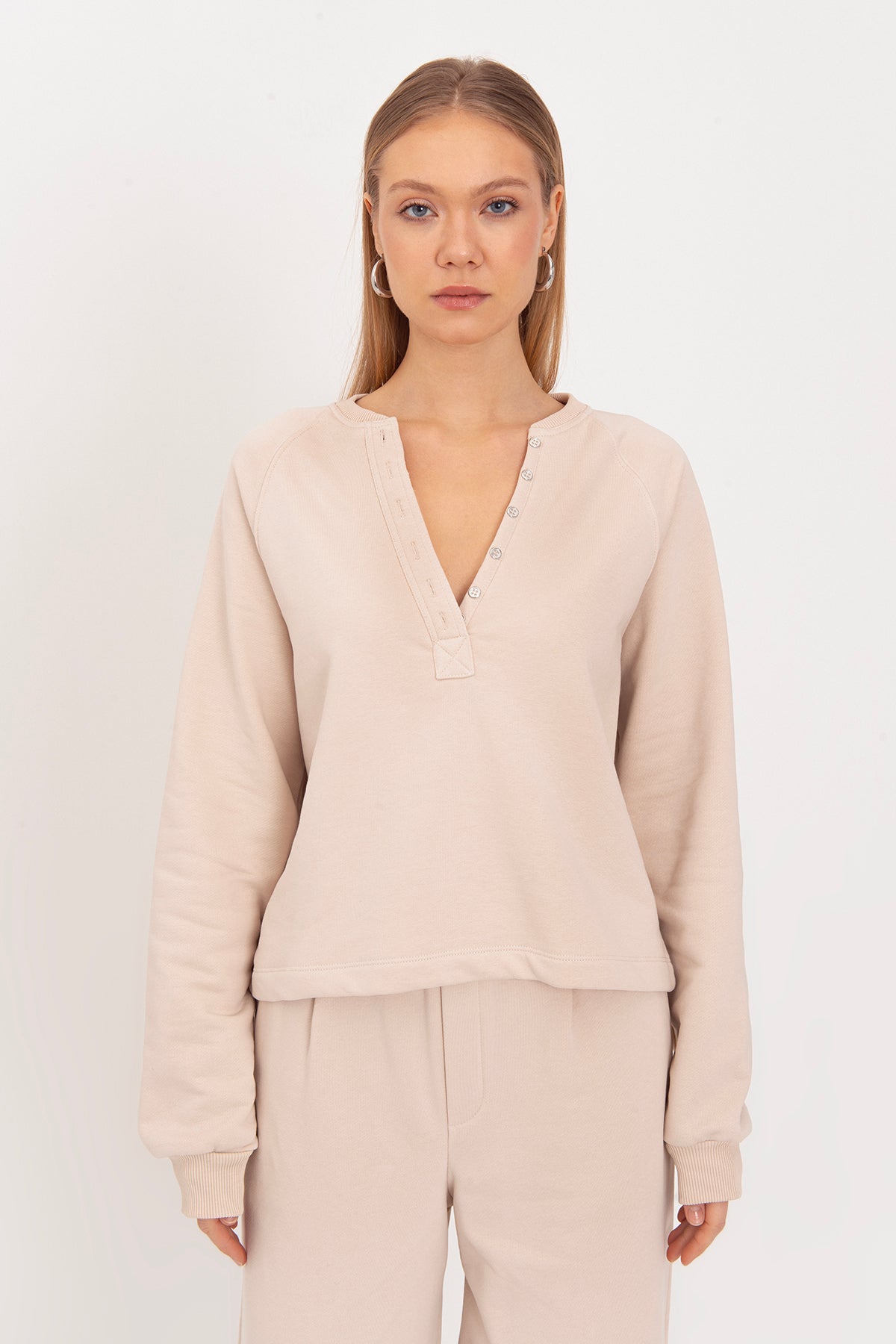 Patlı Cotton Sweatshirt