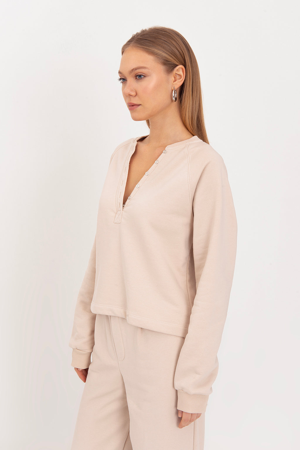 Patlı Cotton Sweatshirt