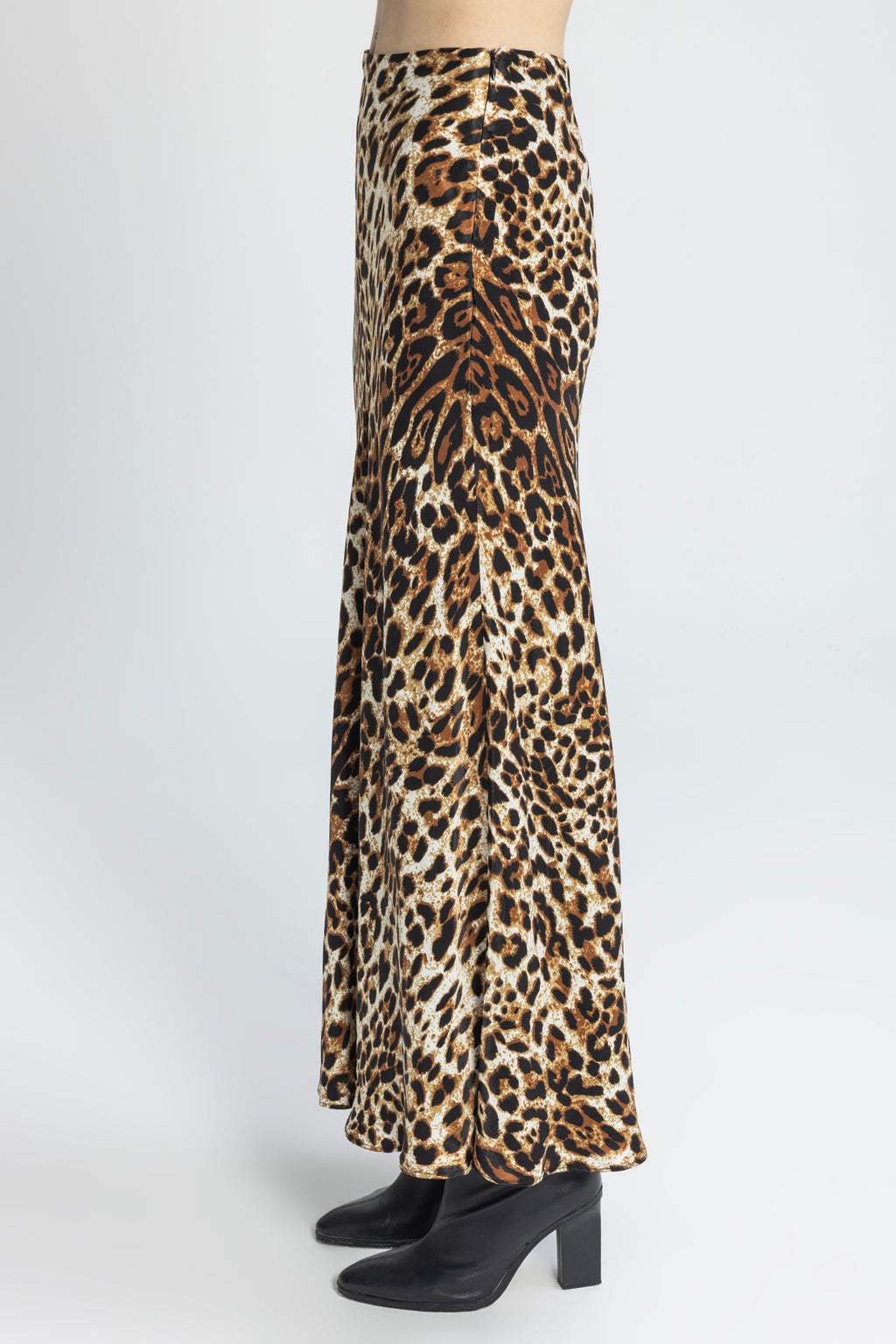 Satin Midi Skirt