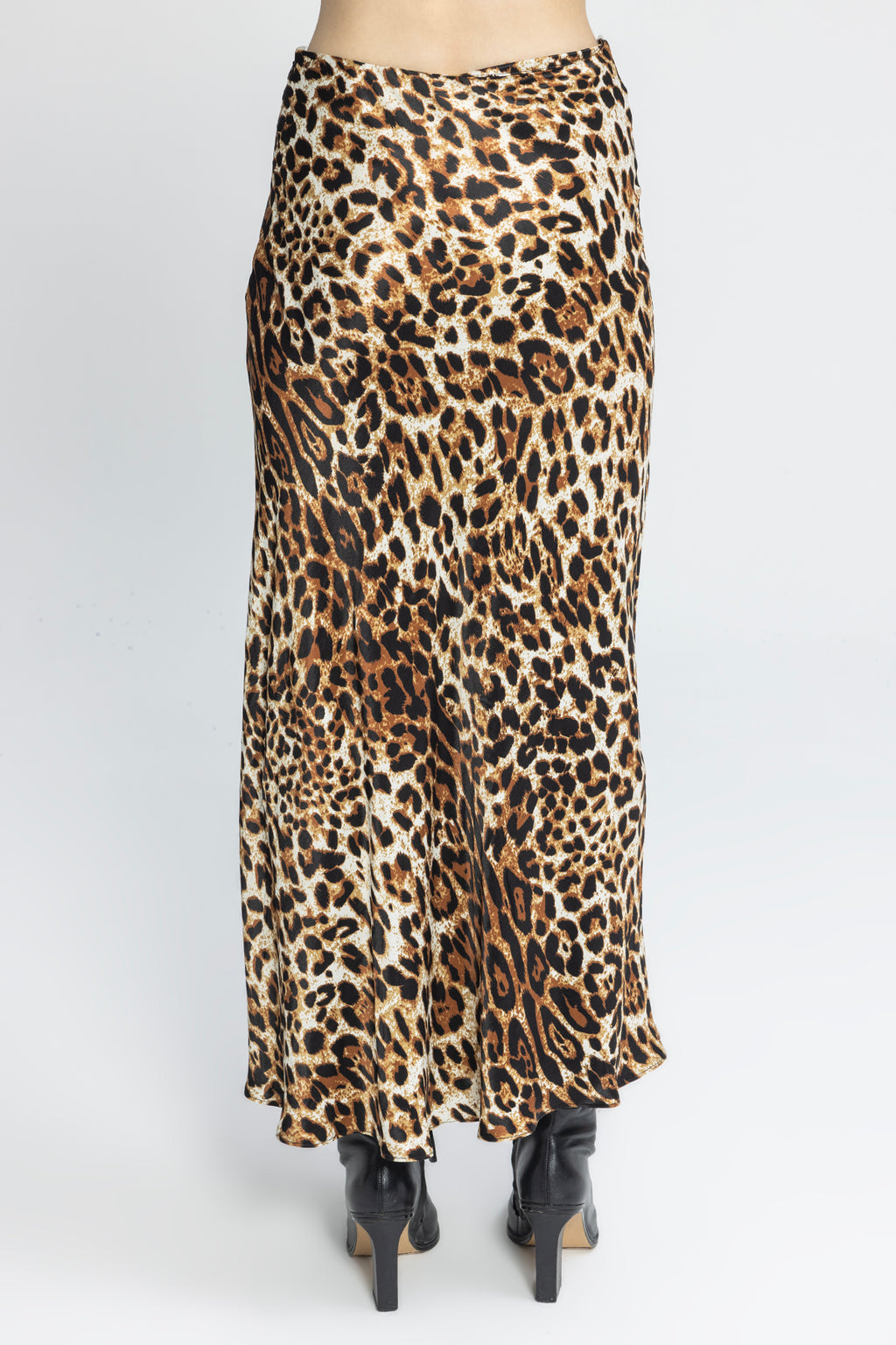 Satin Midi Skirt
