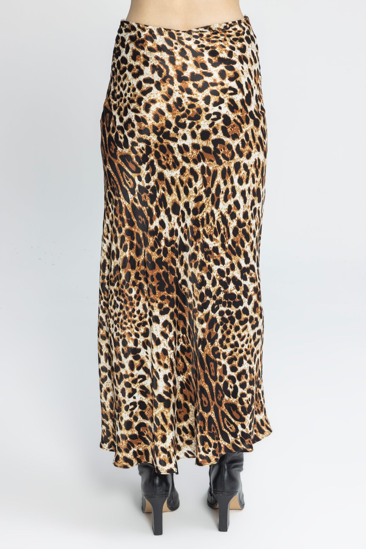 Satin Midi Skirt