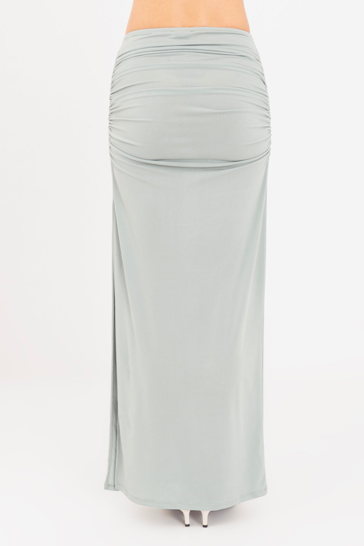 Draped Midi Skirt