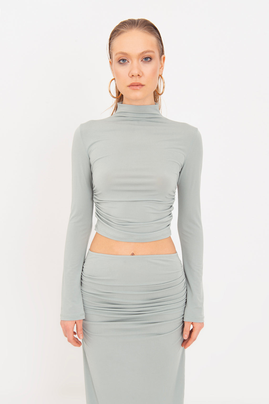 Sırt Pencere Detaylı Crop Top