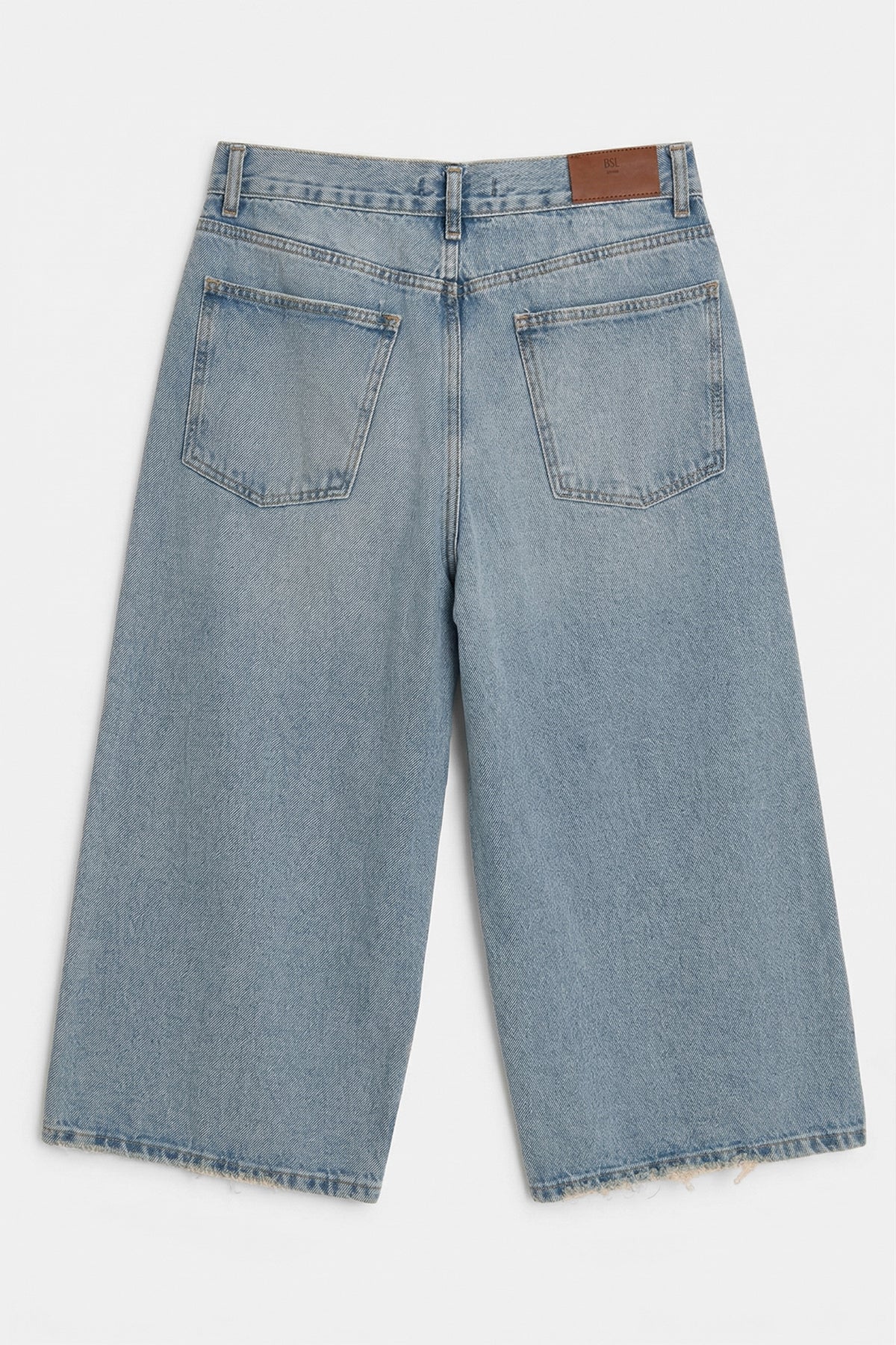 Baggy Denim Bermuda Şort