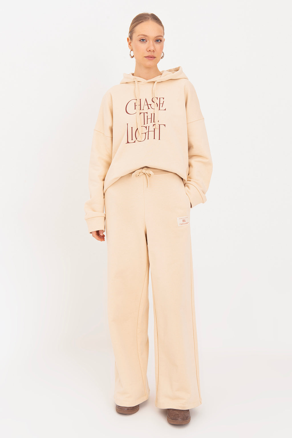 Straight Cut Loose Trousers
