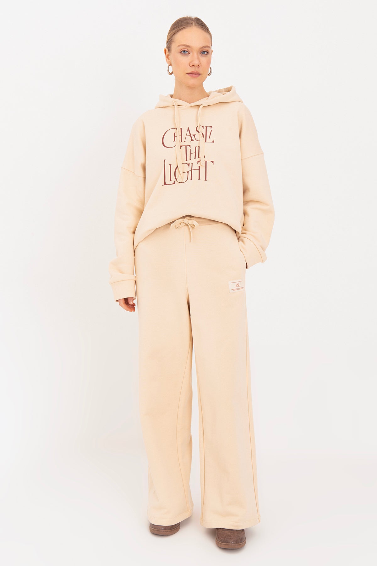 Straight Cut Loose Trousers