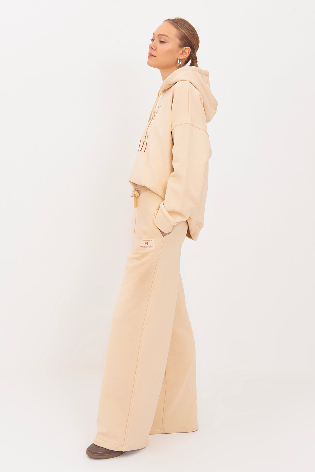 Straight Cut Loose Trousers