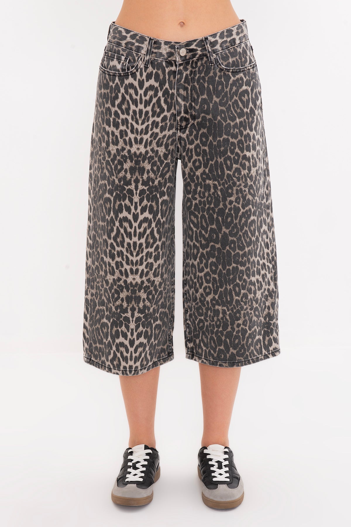 Baggy Denim Bermuda Shorts