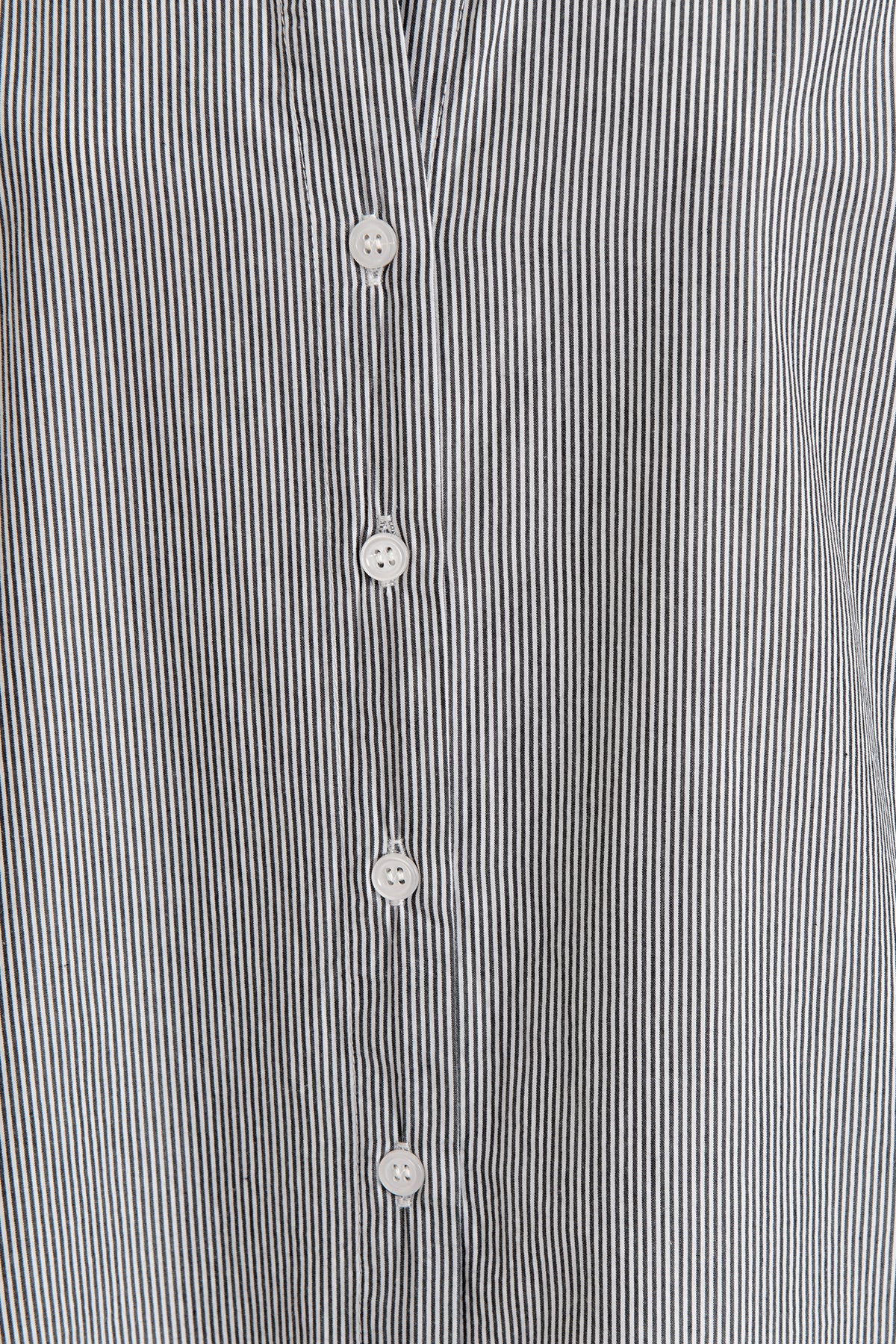 Oversize Çizgili Cotton Gömlek