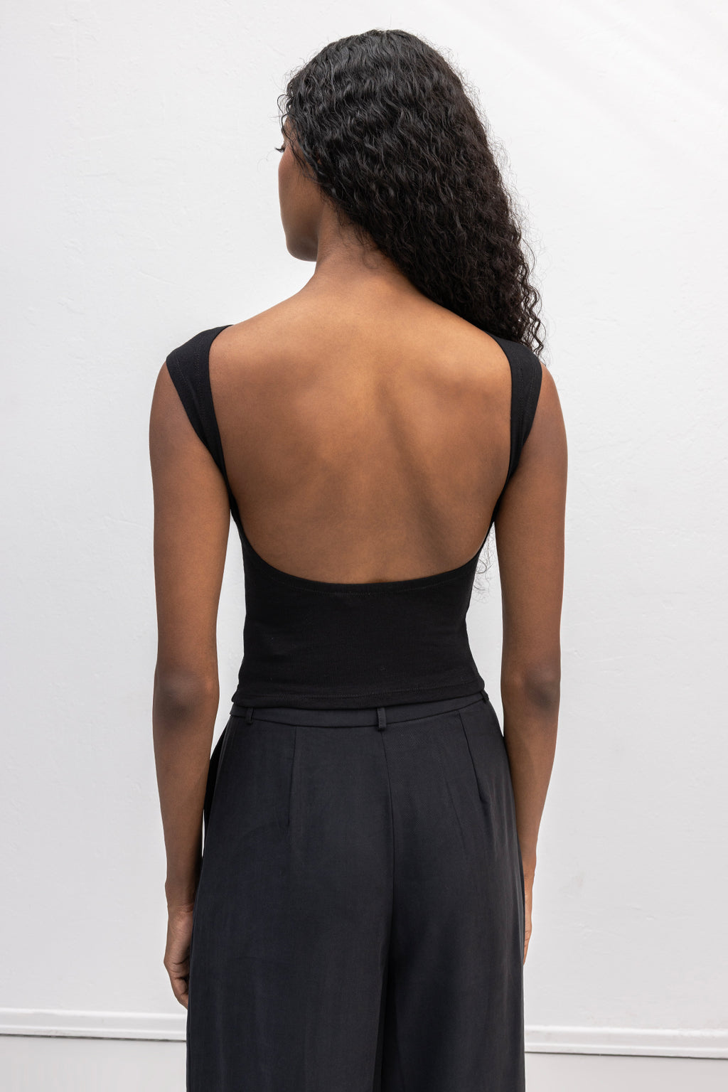 Backless Crop Top