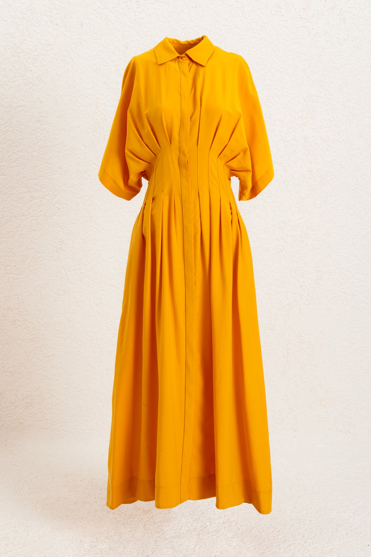 Batwing Midi Cotton Shirt Dress