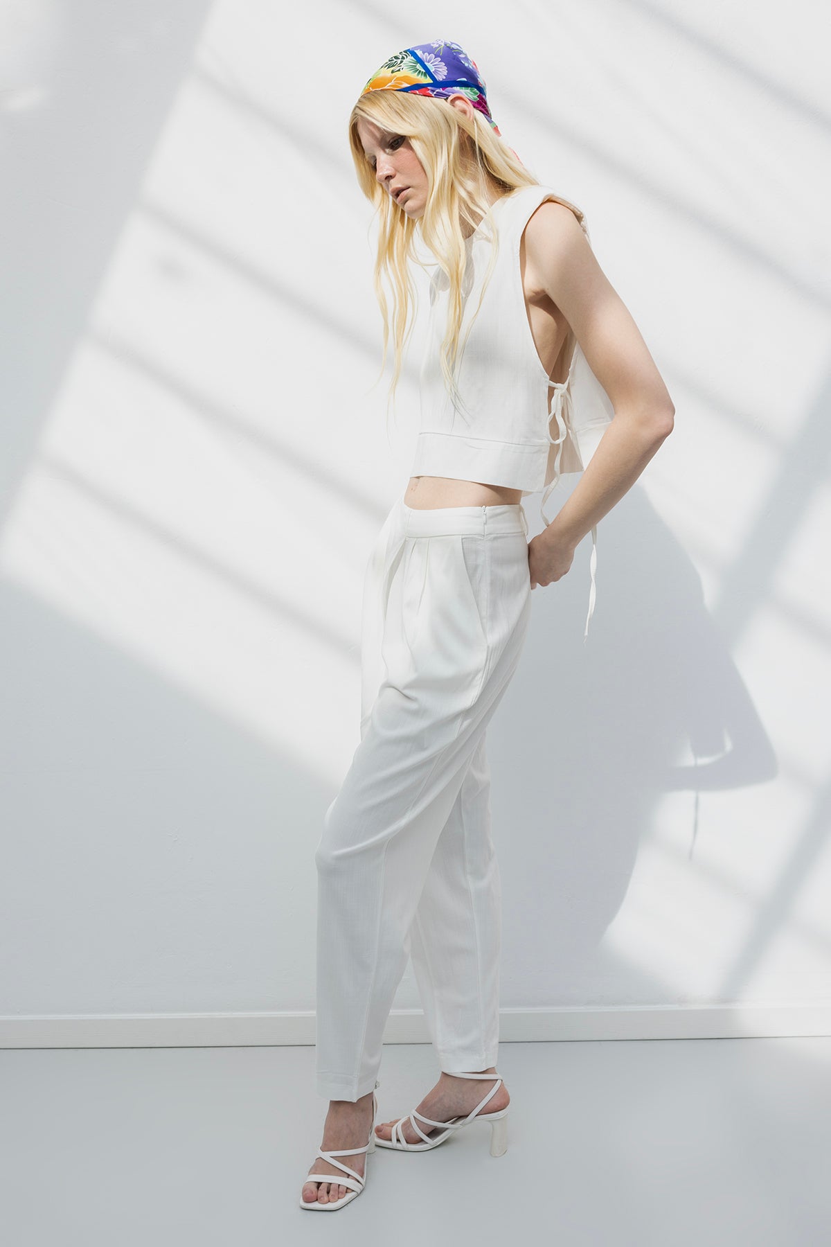High-Waist Carrot Pants