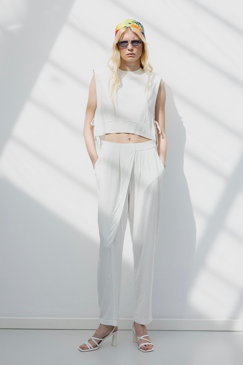 High-Waist Carrot Pants