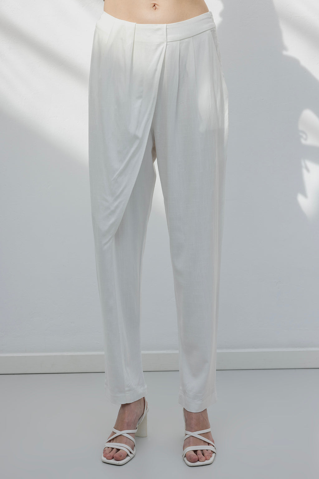 High-Waist Carrot Pants
