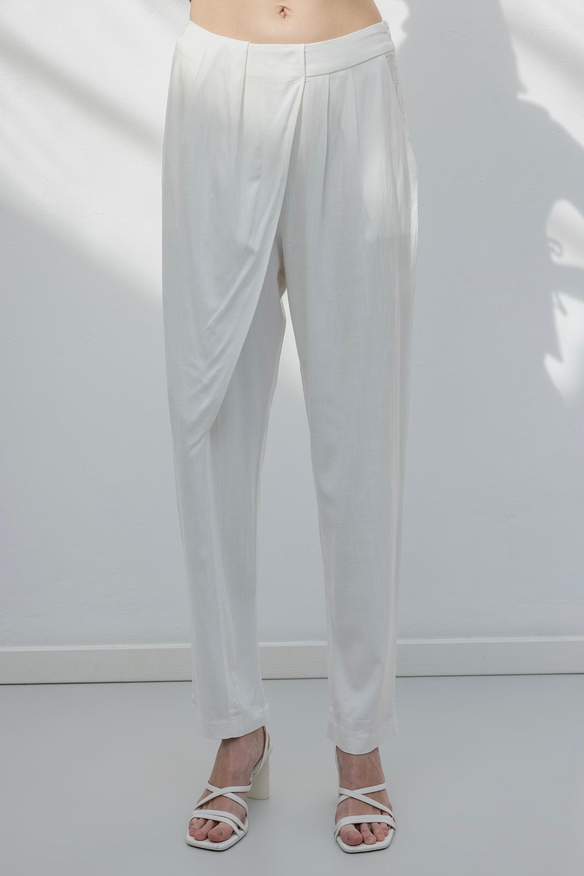 High-Waist Carrot Pants