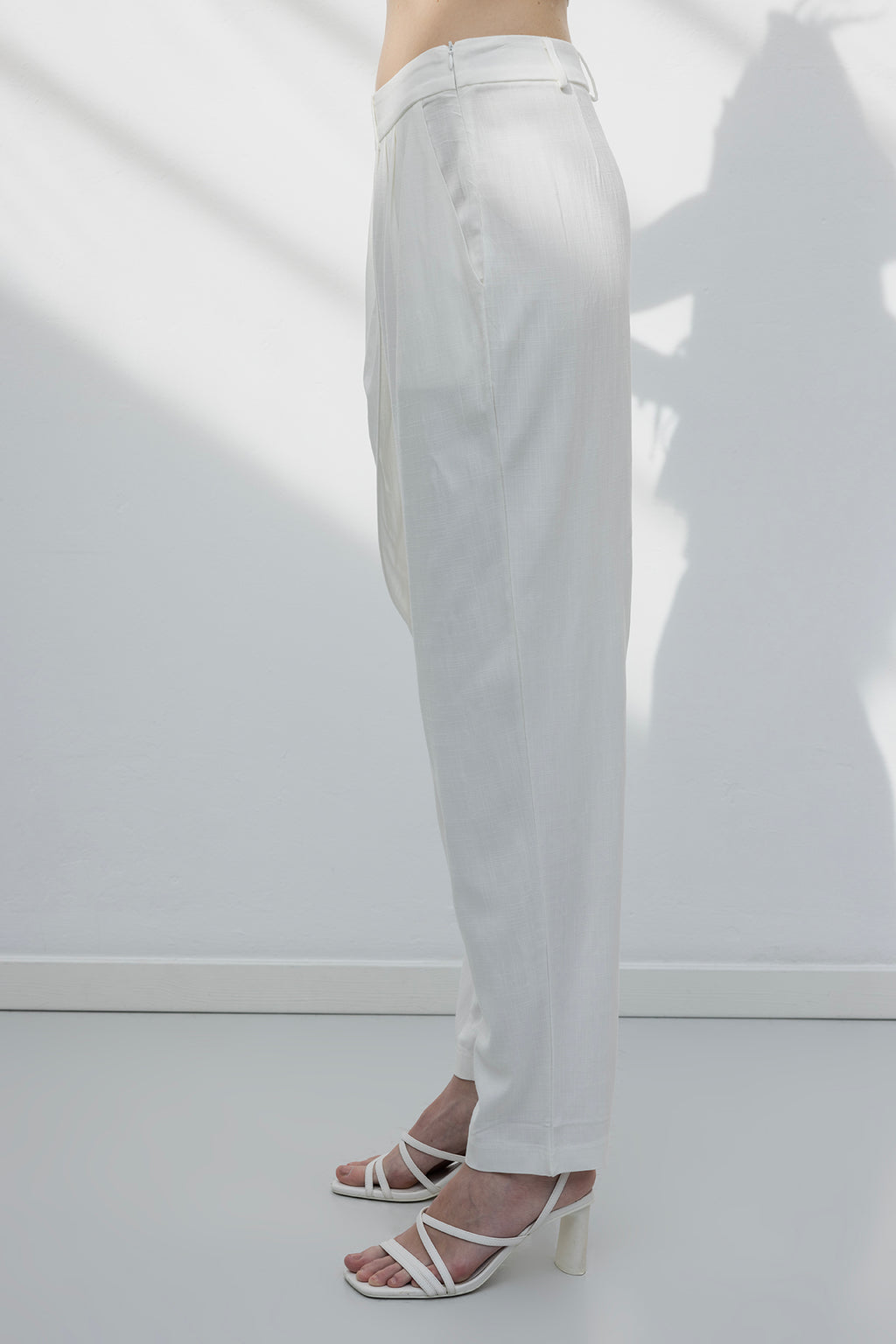 High-Waist Carrot Pants