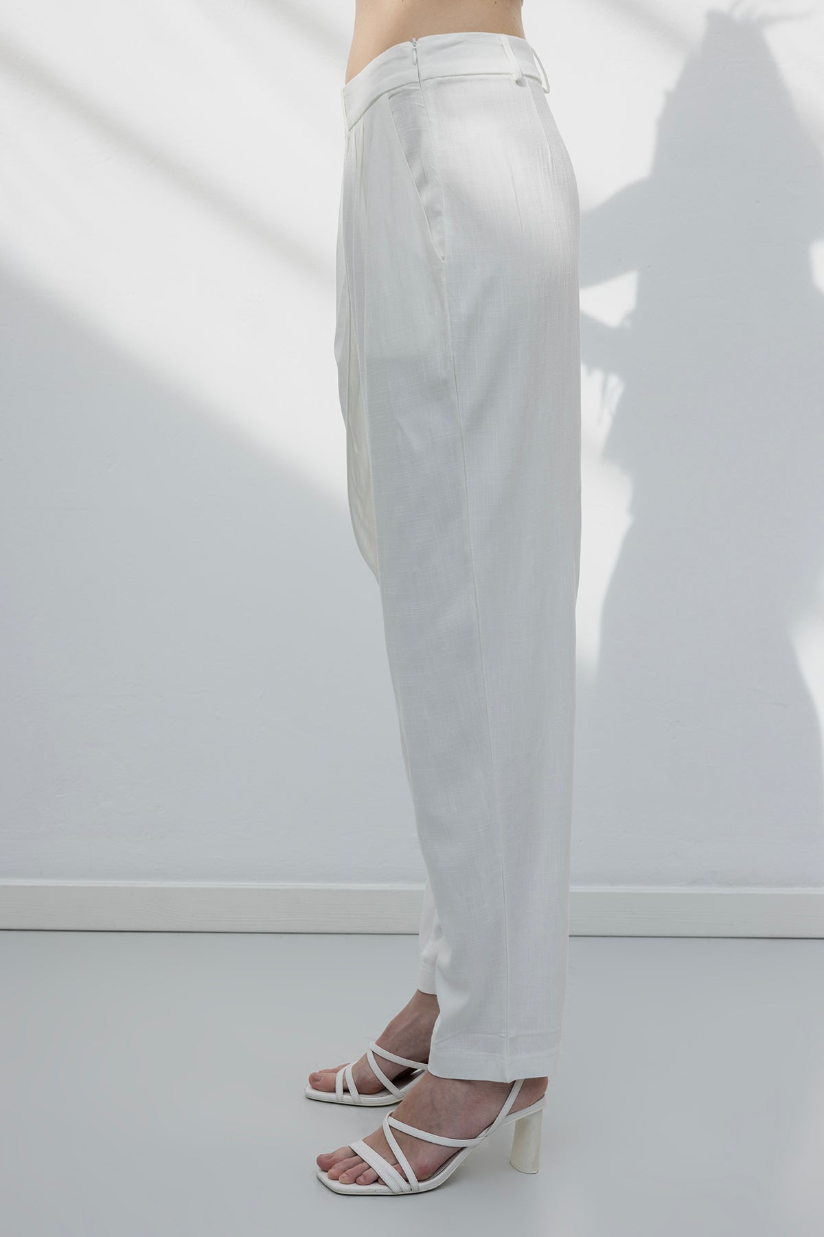 High-Waist Carrot Pants