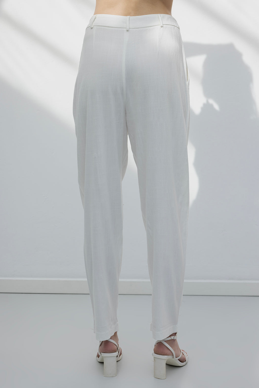 High-Waist Carrot Pants
