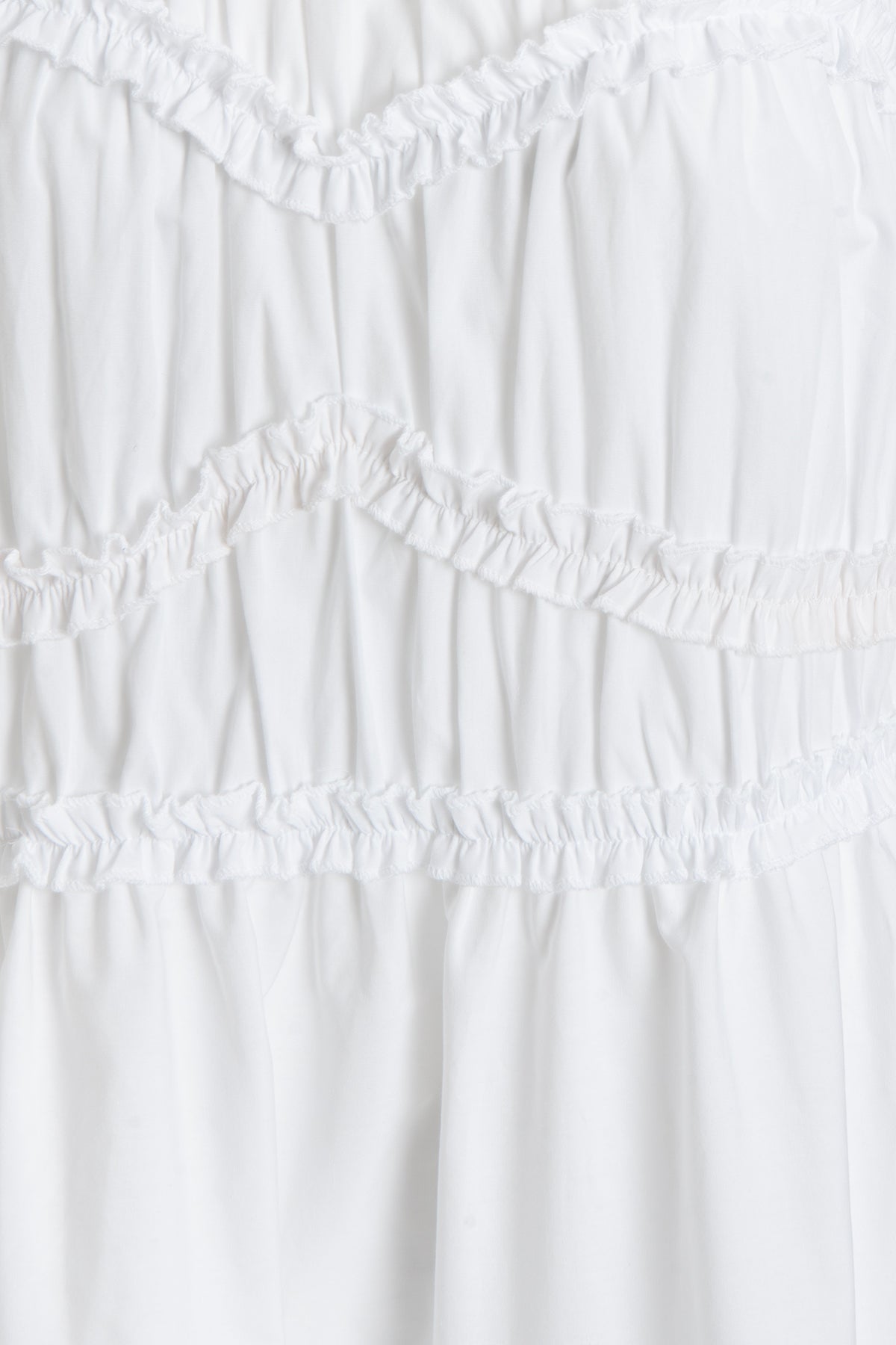Tiered Ruffle Midi Cotton Dress