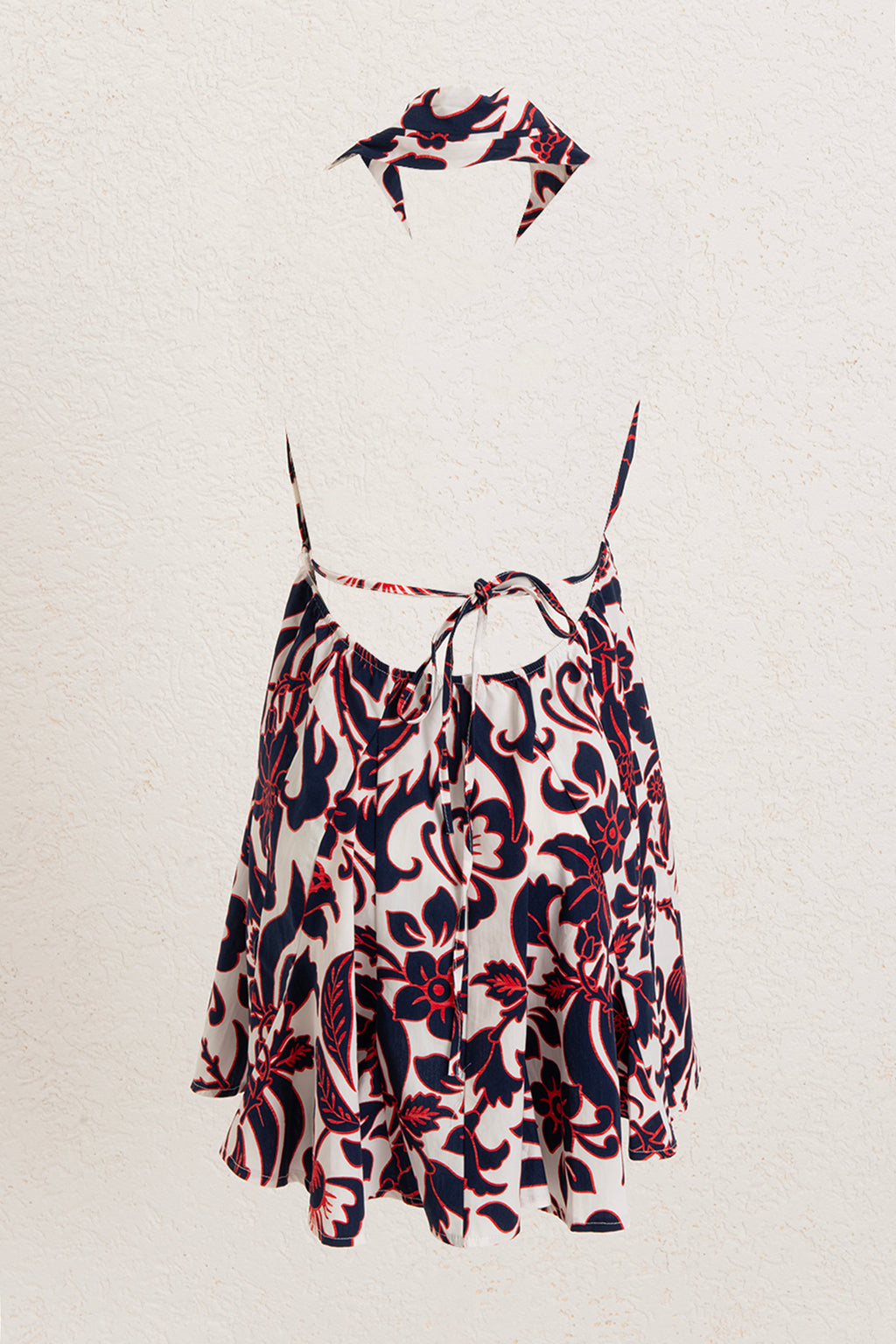 Mini Dress with Ruffled Skirt Detail