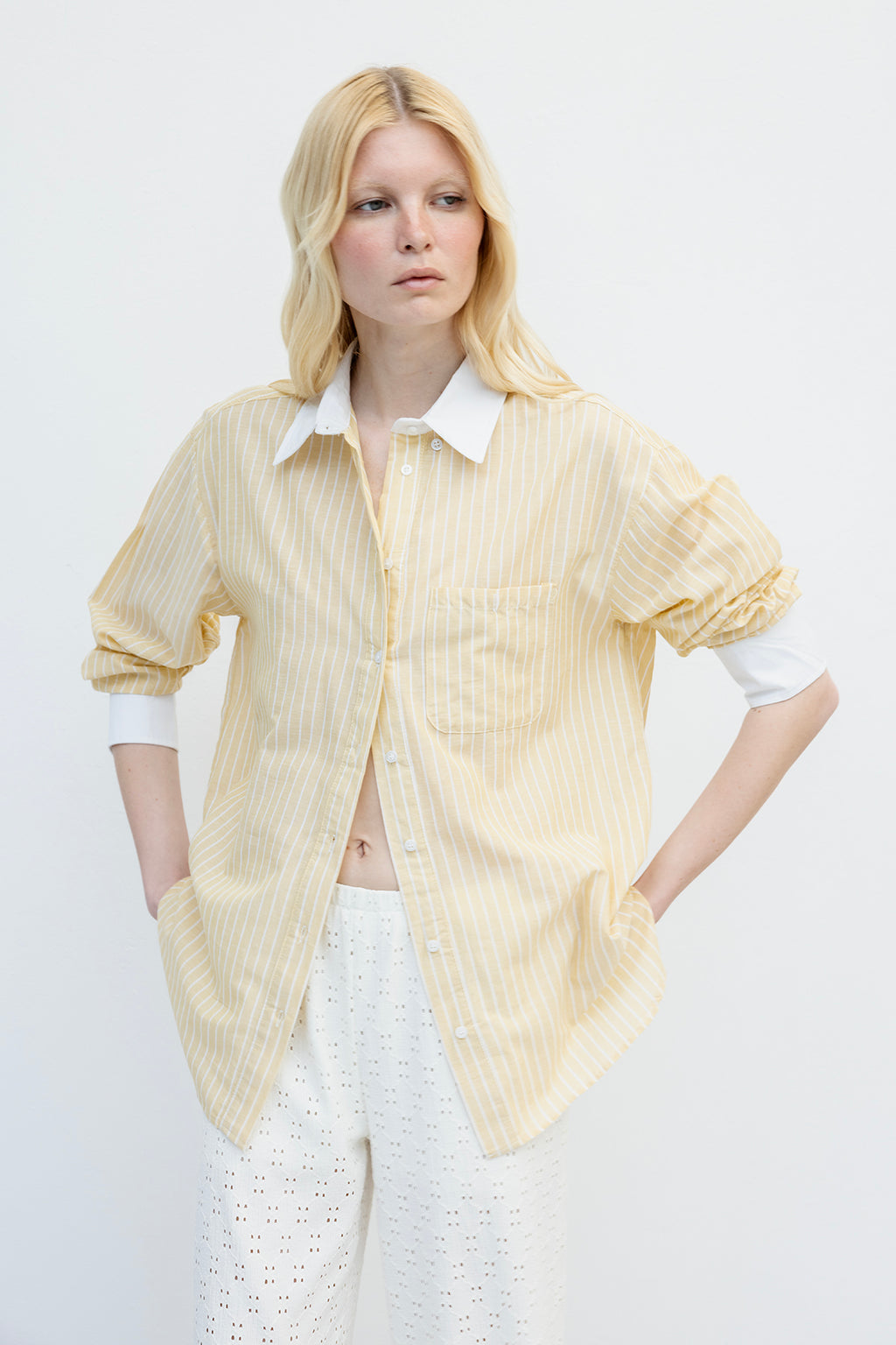Oversize Striped Shirt
