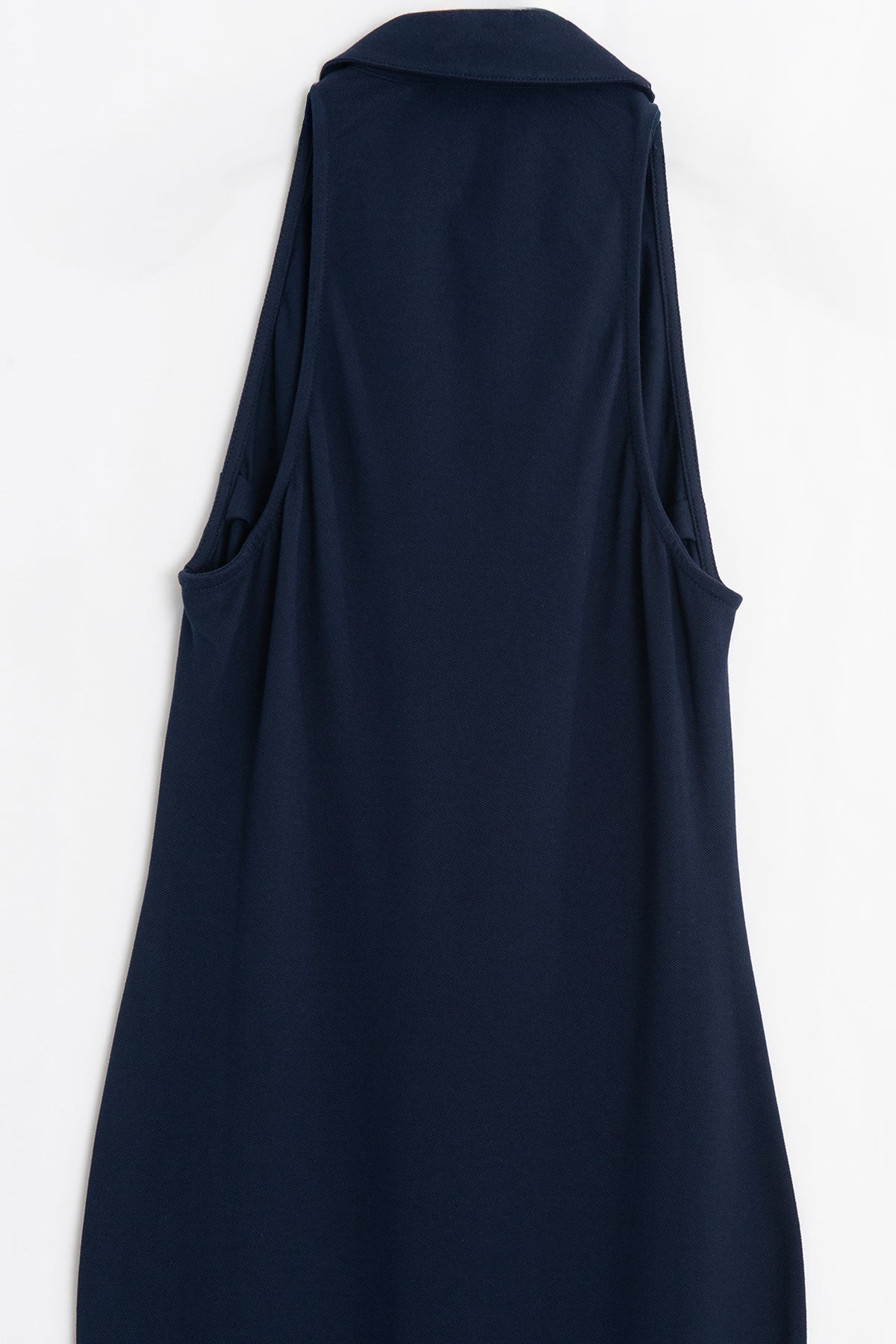 Polo Collar Maxi Pique Dress