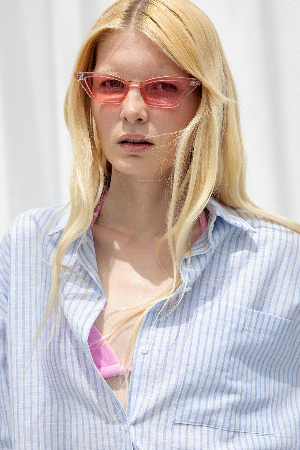 Linen Striped Oversized Shirt