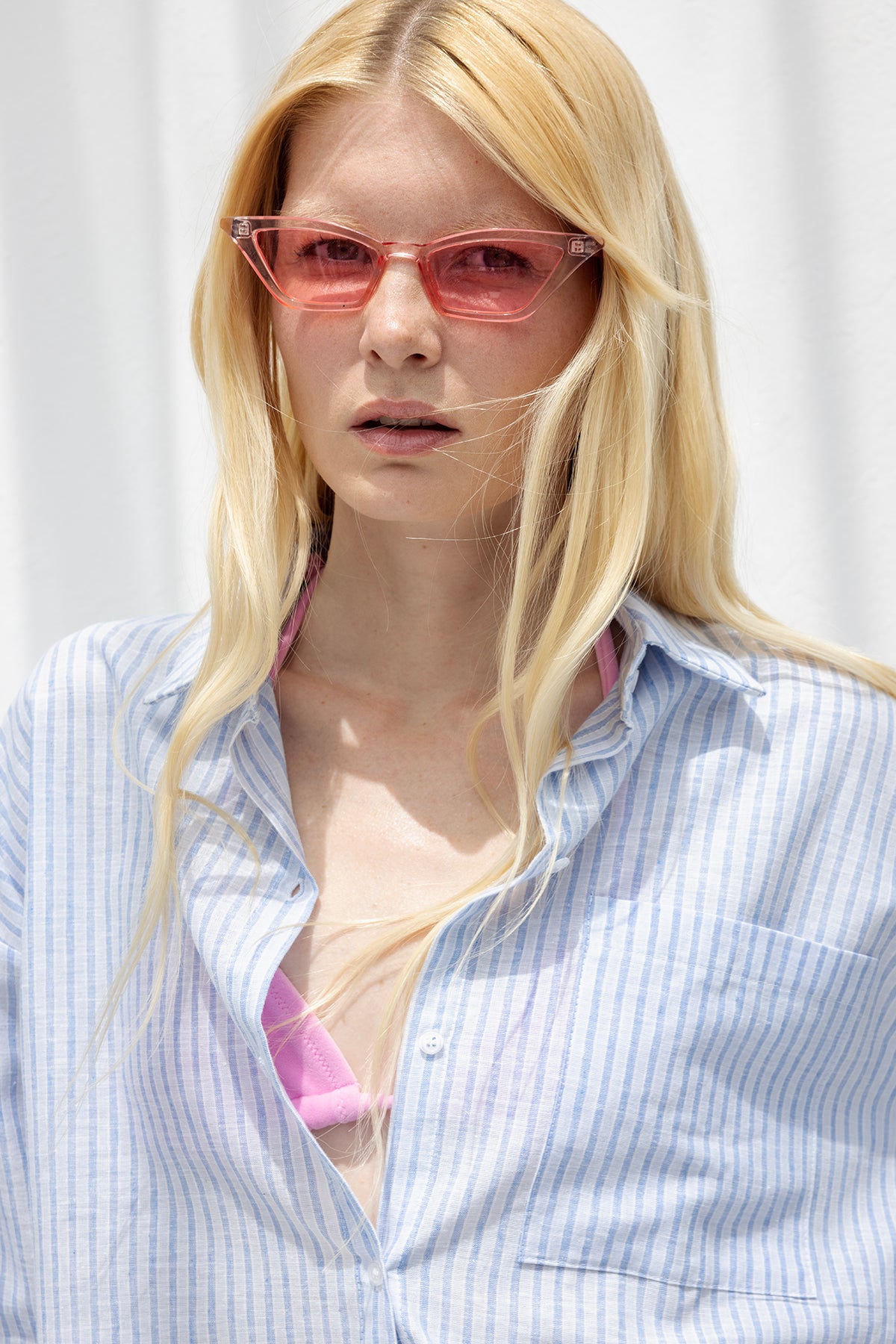 Linen Striped Oversized Shirt