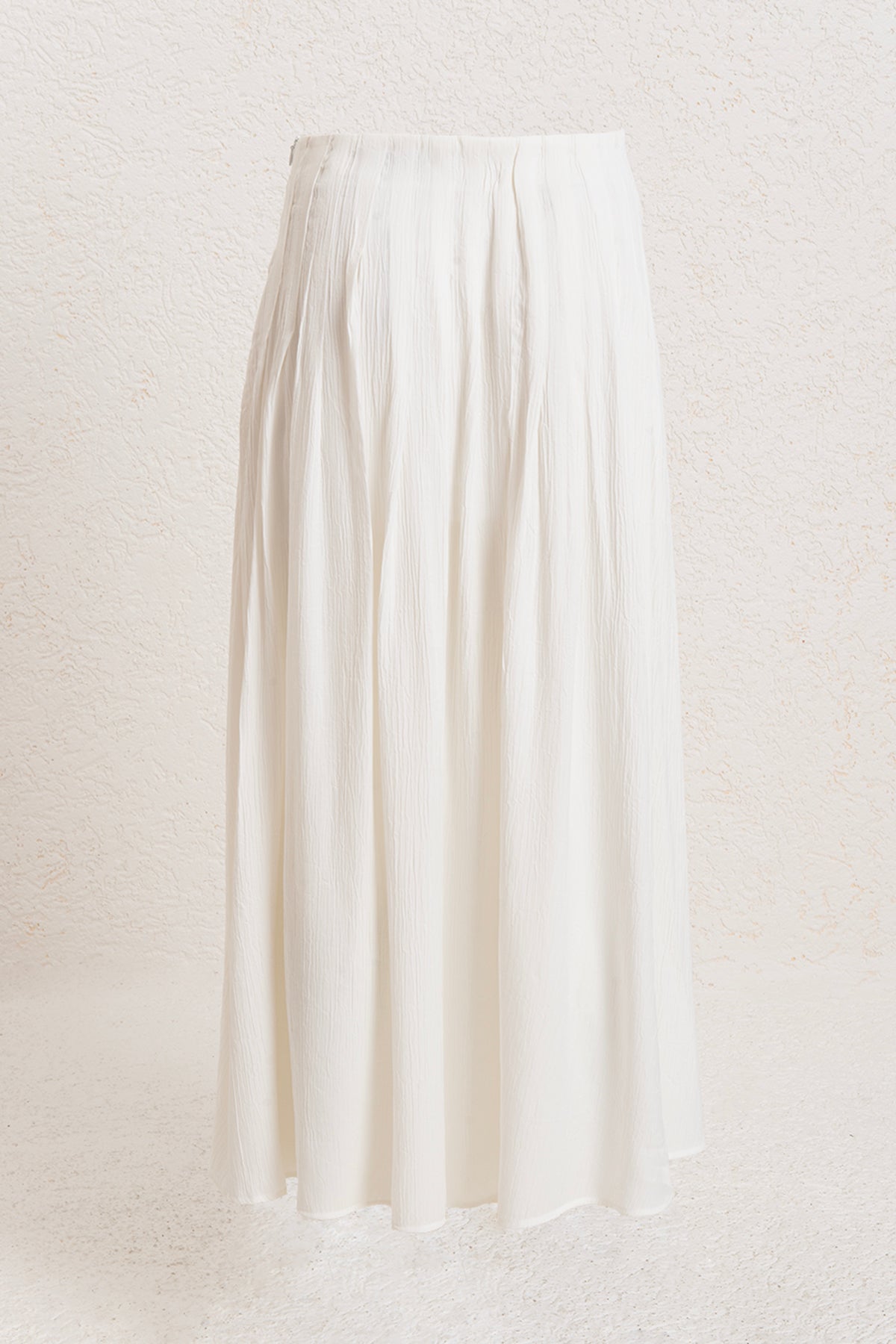 Pleated Midi Skirt