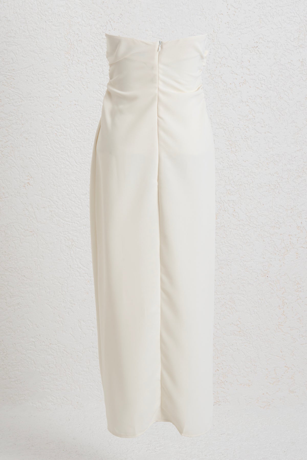 Straplez Midi Elbise