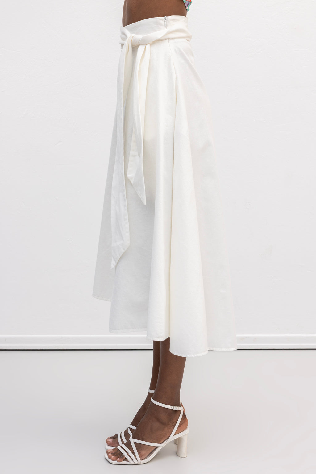 Flared Midi Skirt