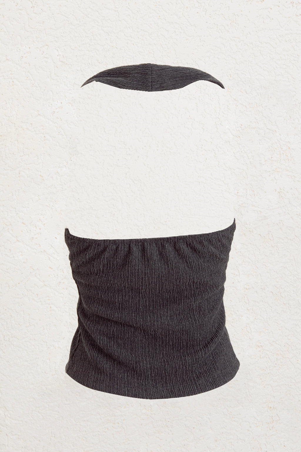 Dokulu Halter Yaka Top