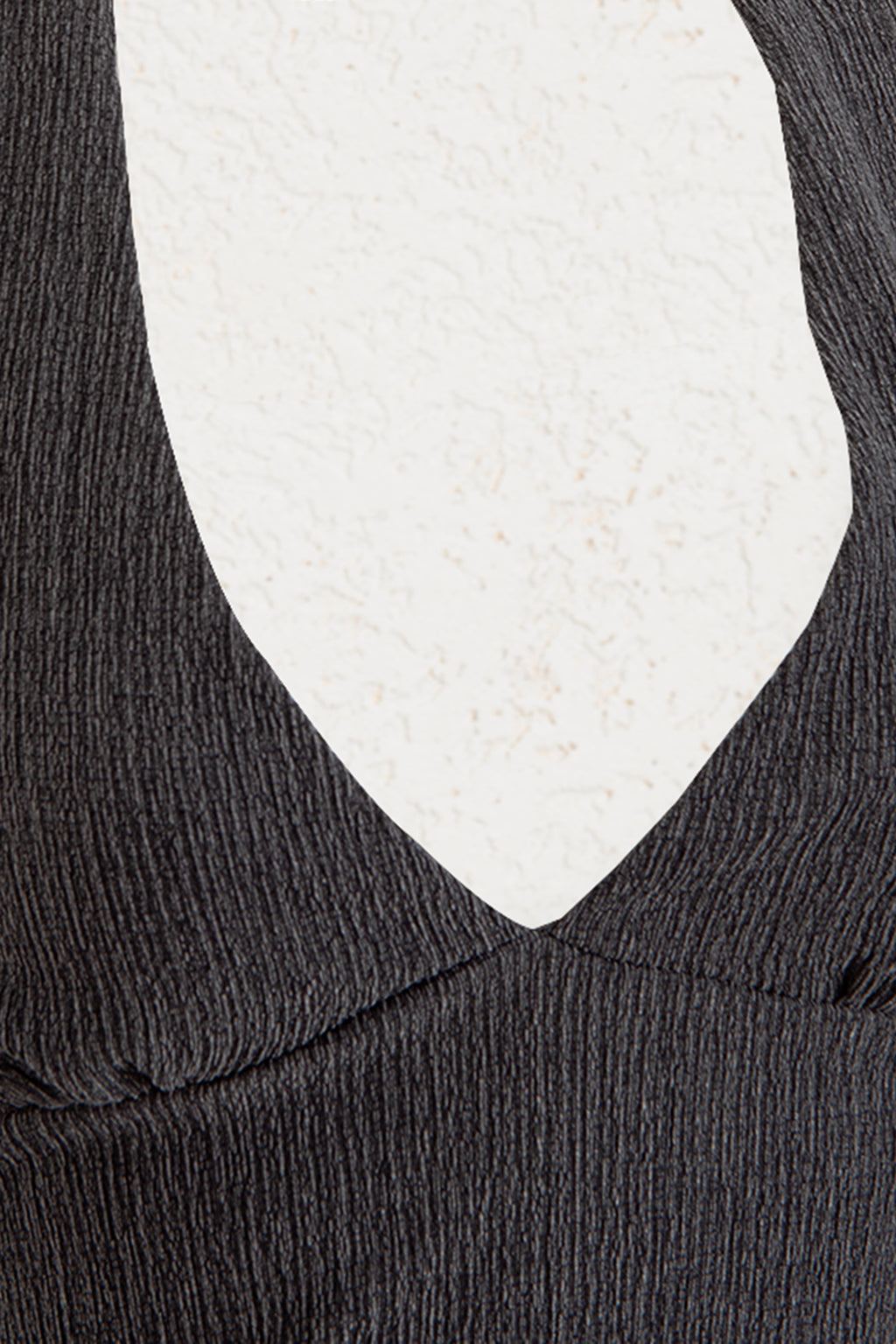 Dokulu Halter Yaka Top