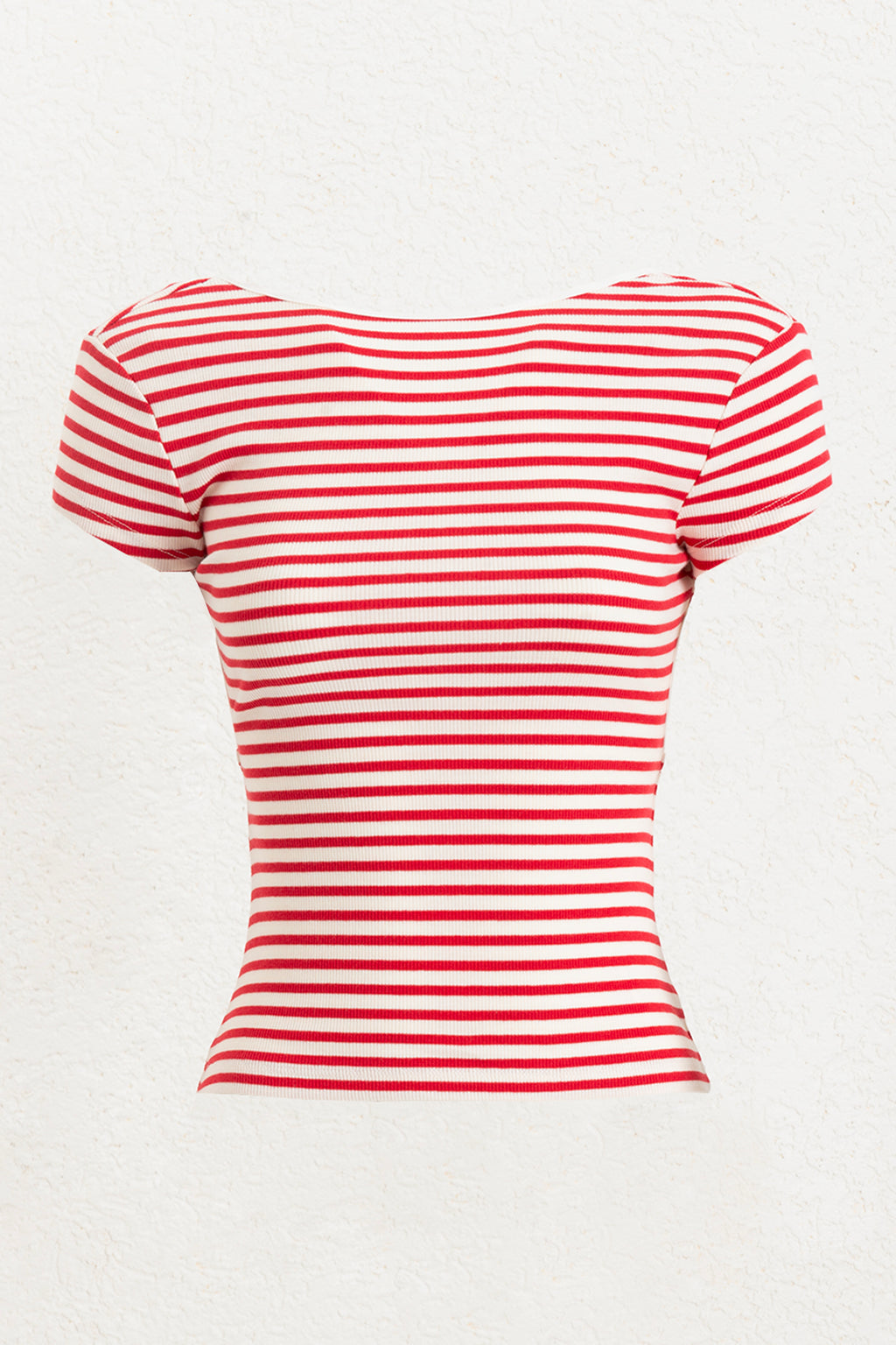 Striped Backless Top