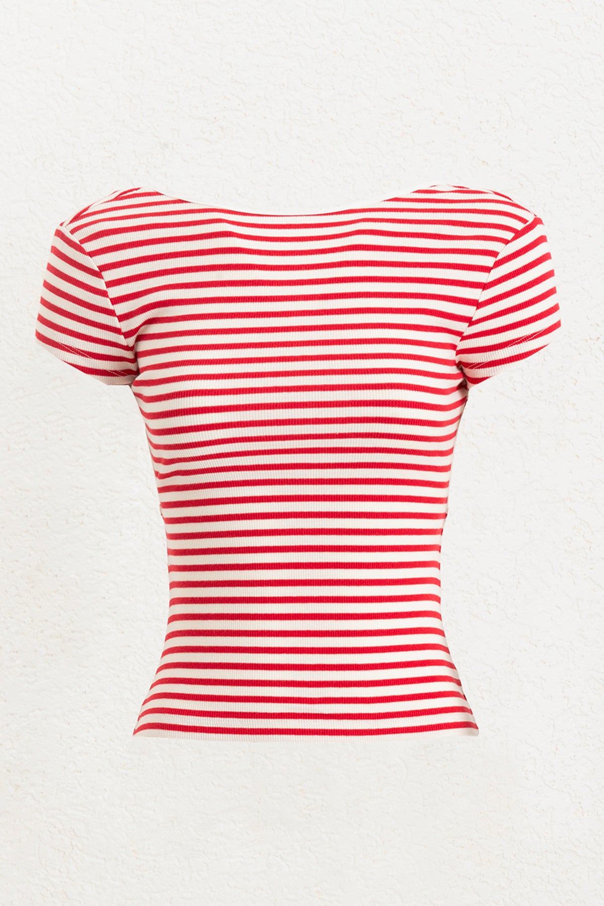 Striped Backless Top