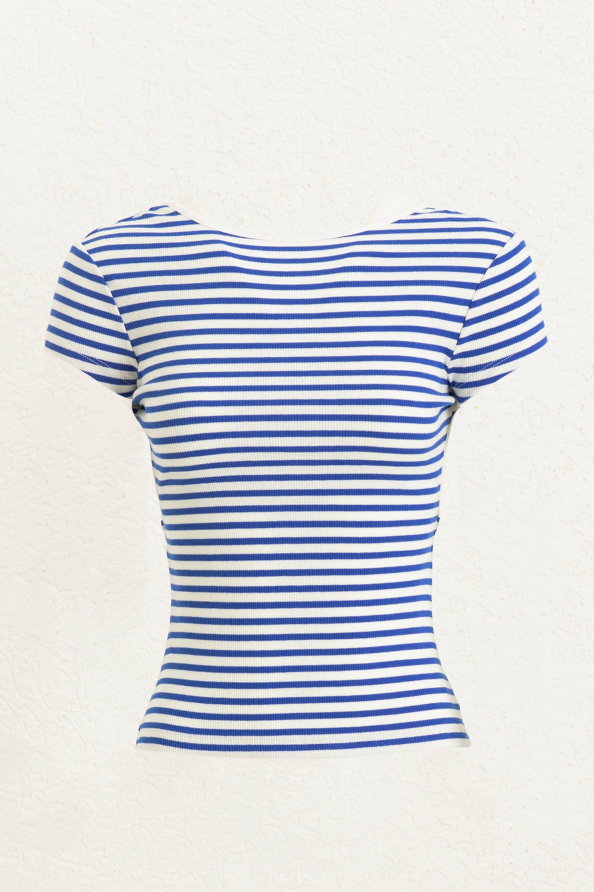 Striped Backless Top