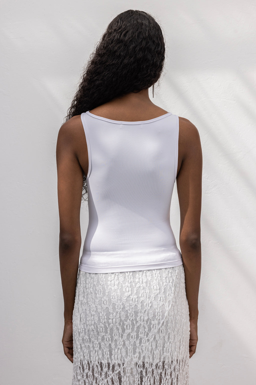Soft Touch Top with Boat Neck Detail