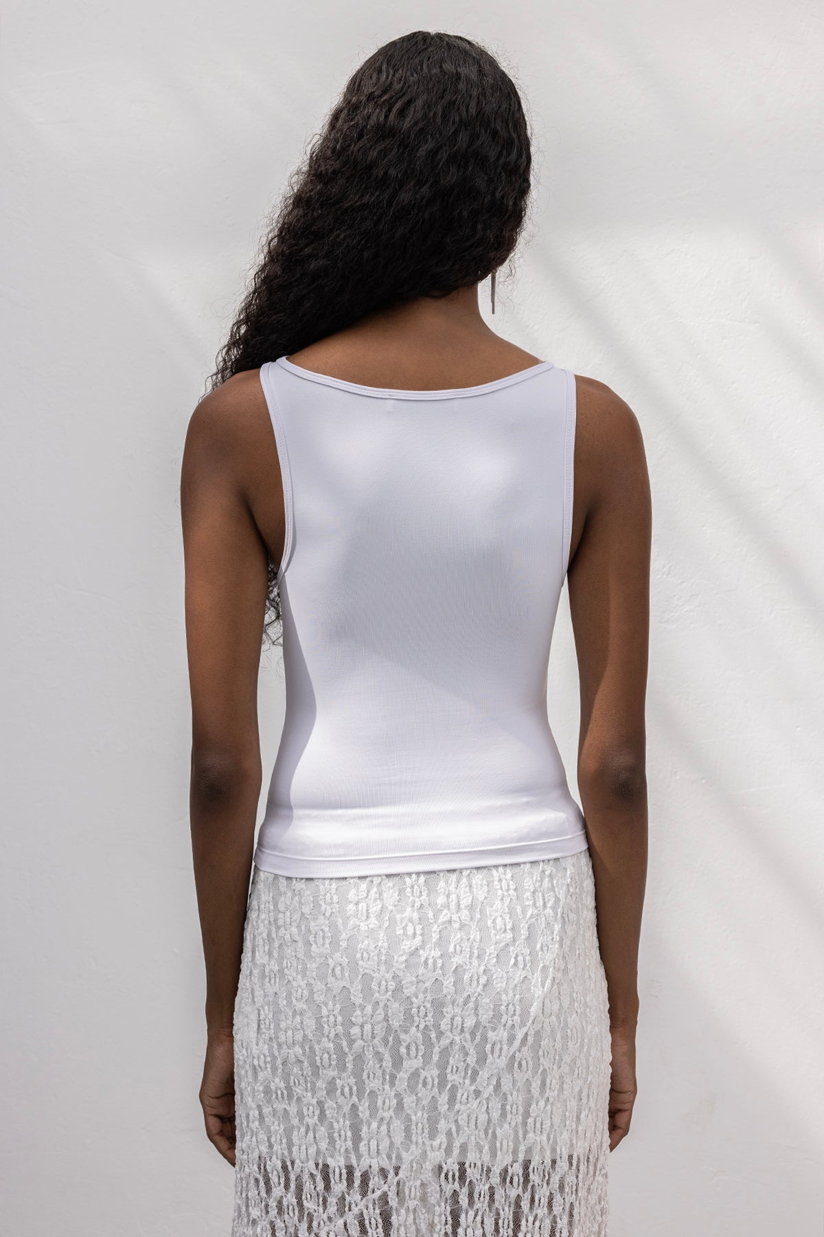 Soft Touch Top with Boat Neck Detail