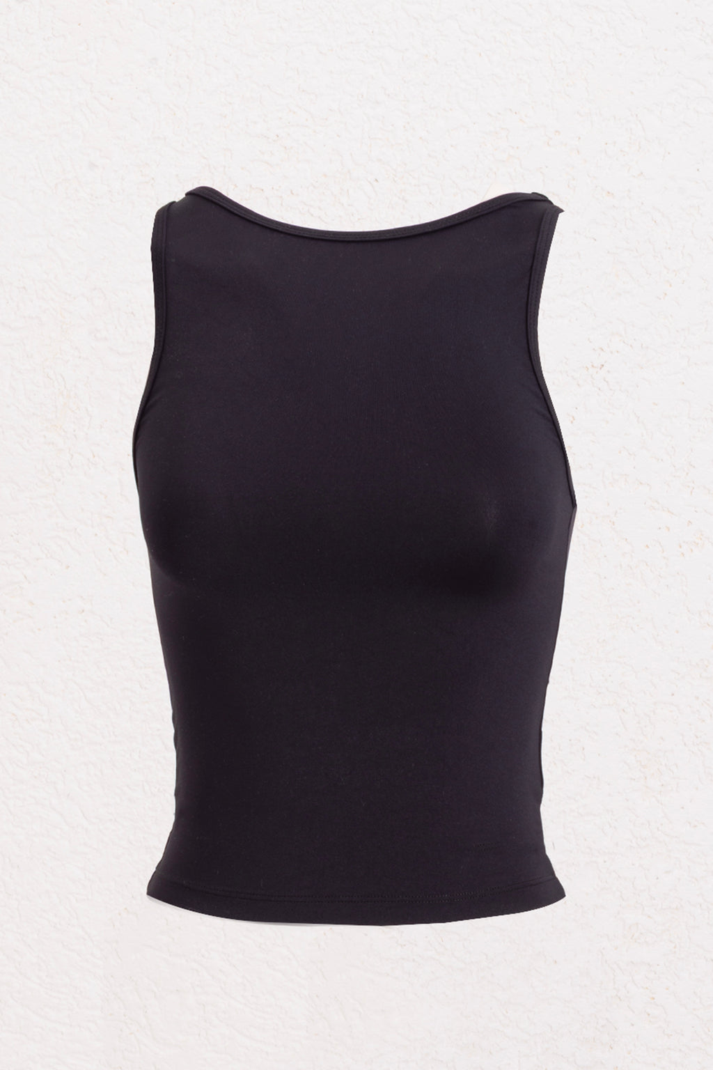 Soft Touch Top with Boat Neck Detail