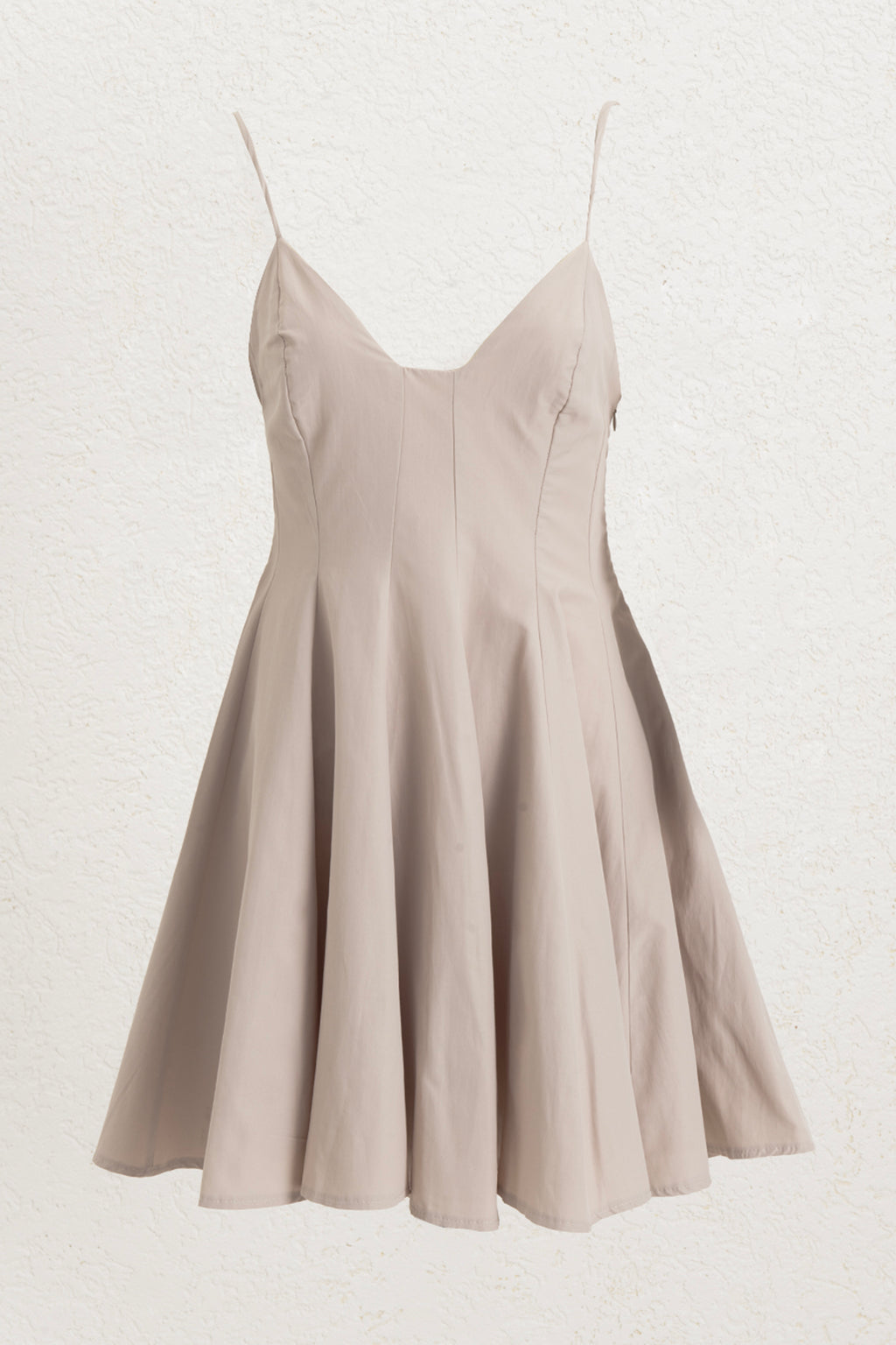 Askılı Poplin Mini Elbise