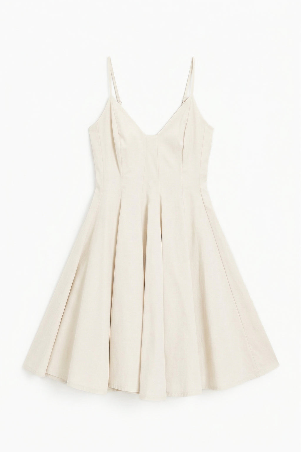 Askılı Poplin Mini Elbise