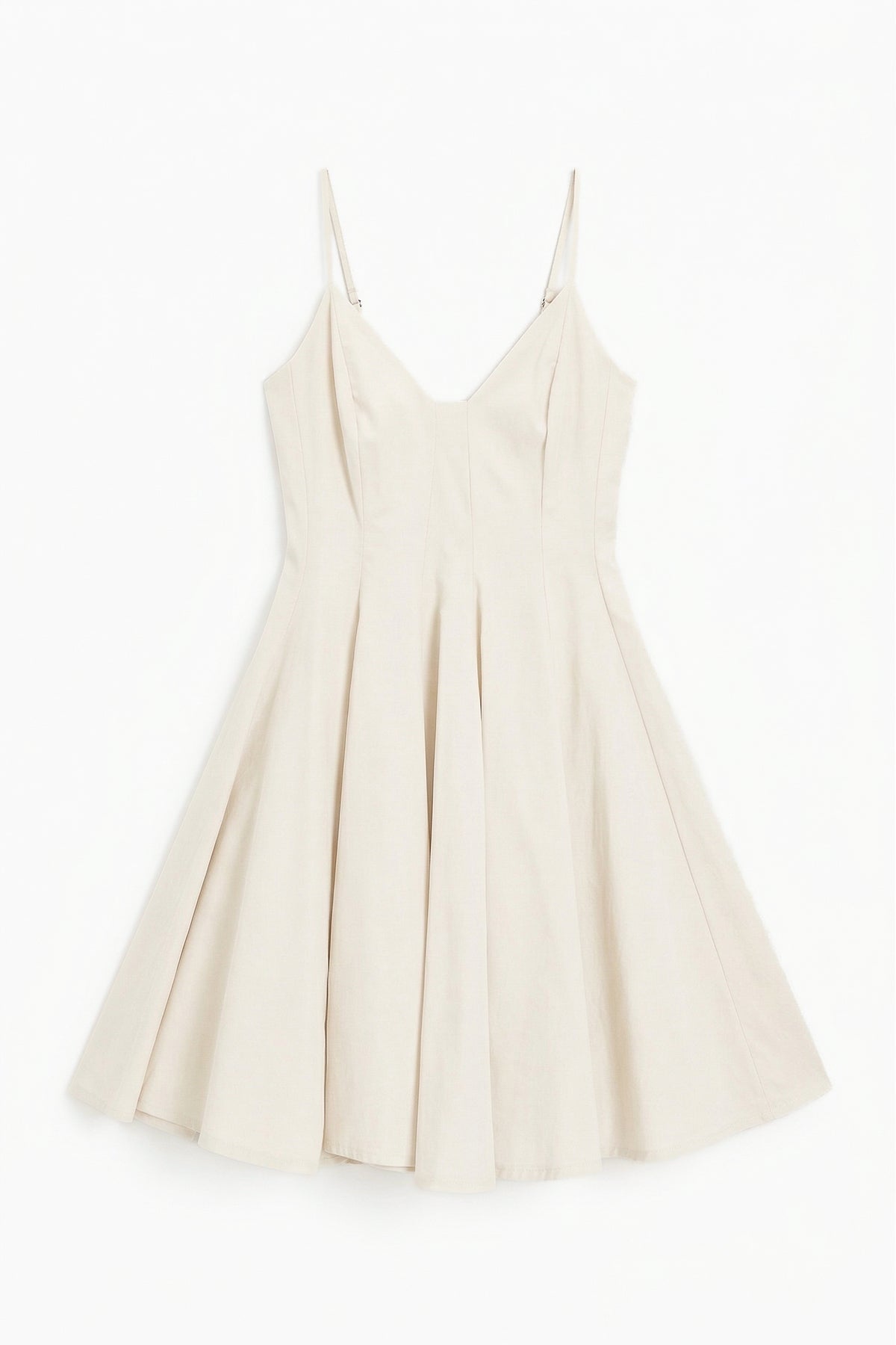 Askılı Poplin Mini Elbise