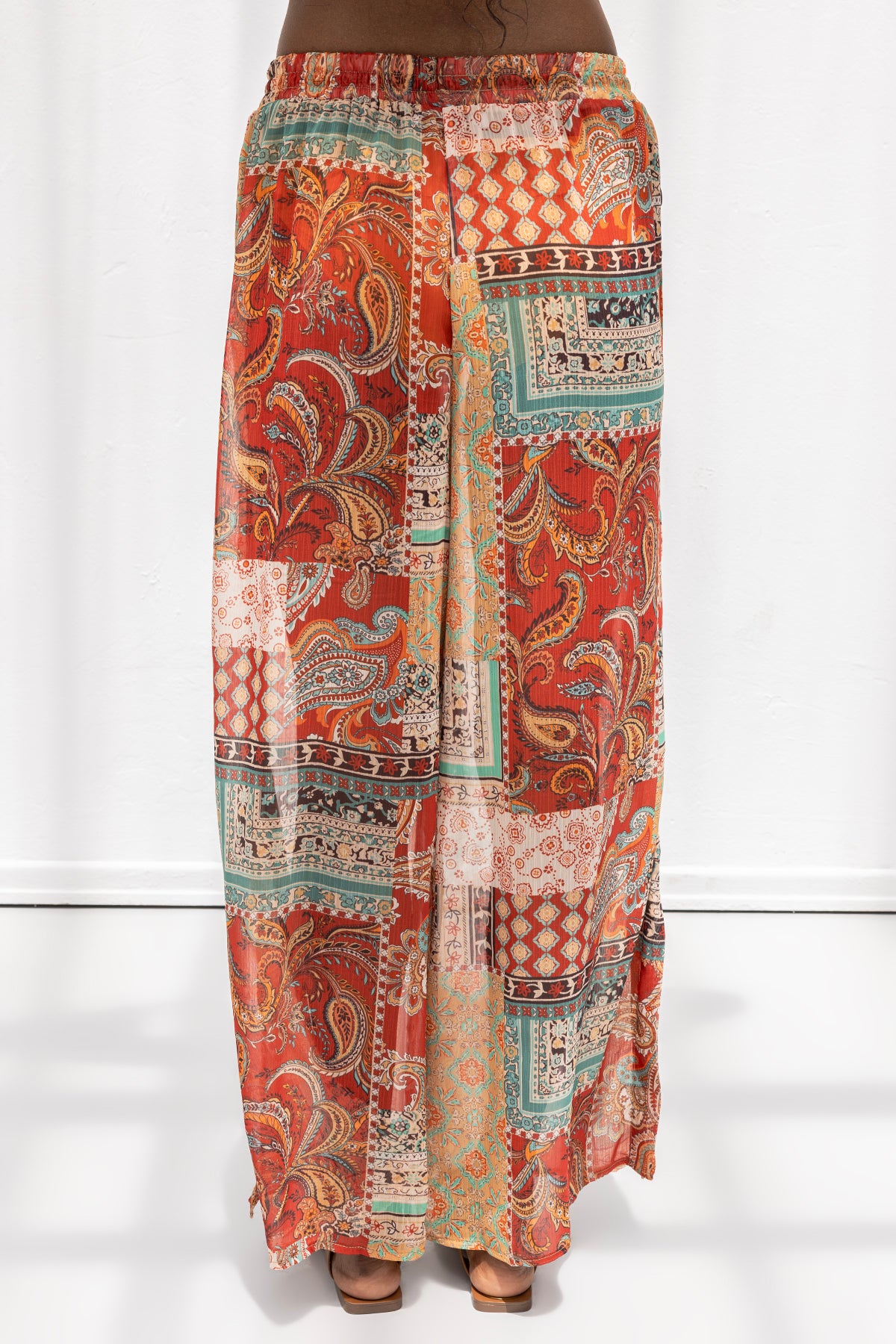 Wide Straight-Leg Trousers