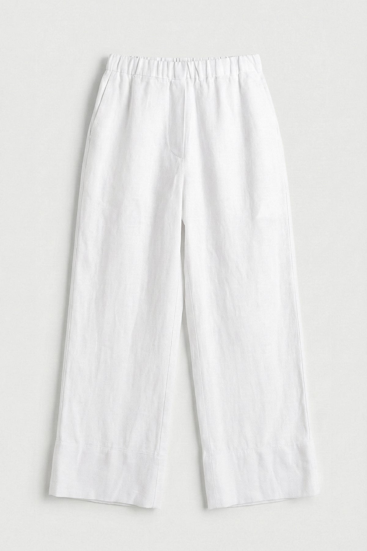 %100 Keten Bol Pantolon