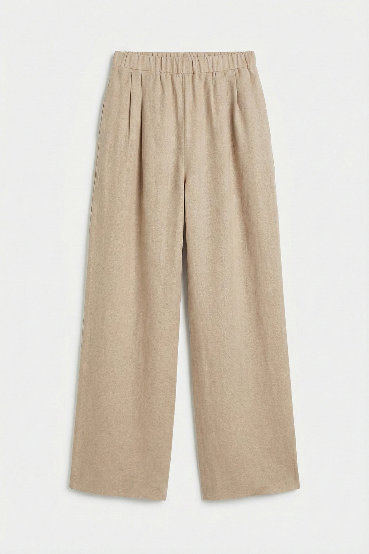 %100 Keten Bol Pantolon