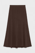 Flounced Midi Skirt